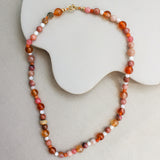 Edelsteen ketting 'Lily'