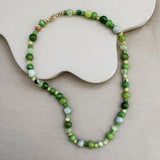 Edelsteen ketting 'Olive'