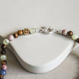 'Mabel' Edelsteen Ketting met Tijgeroog