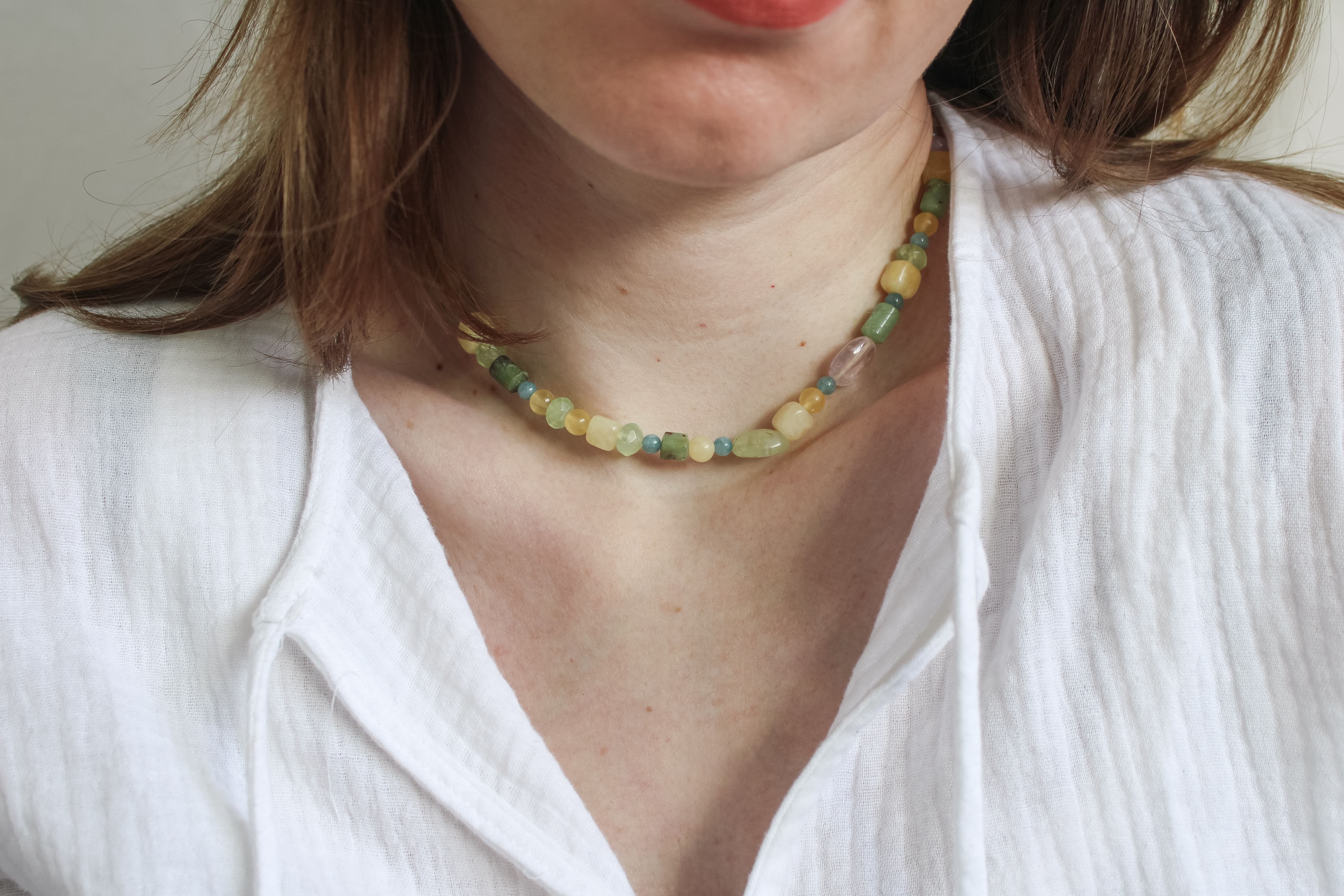 Edelsteen ketting 'Kyra'