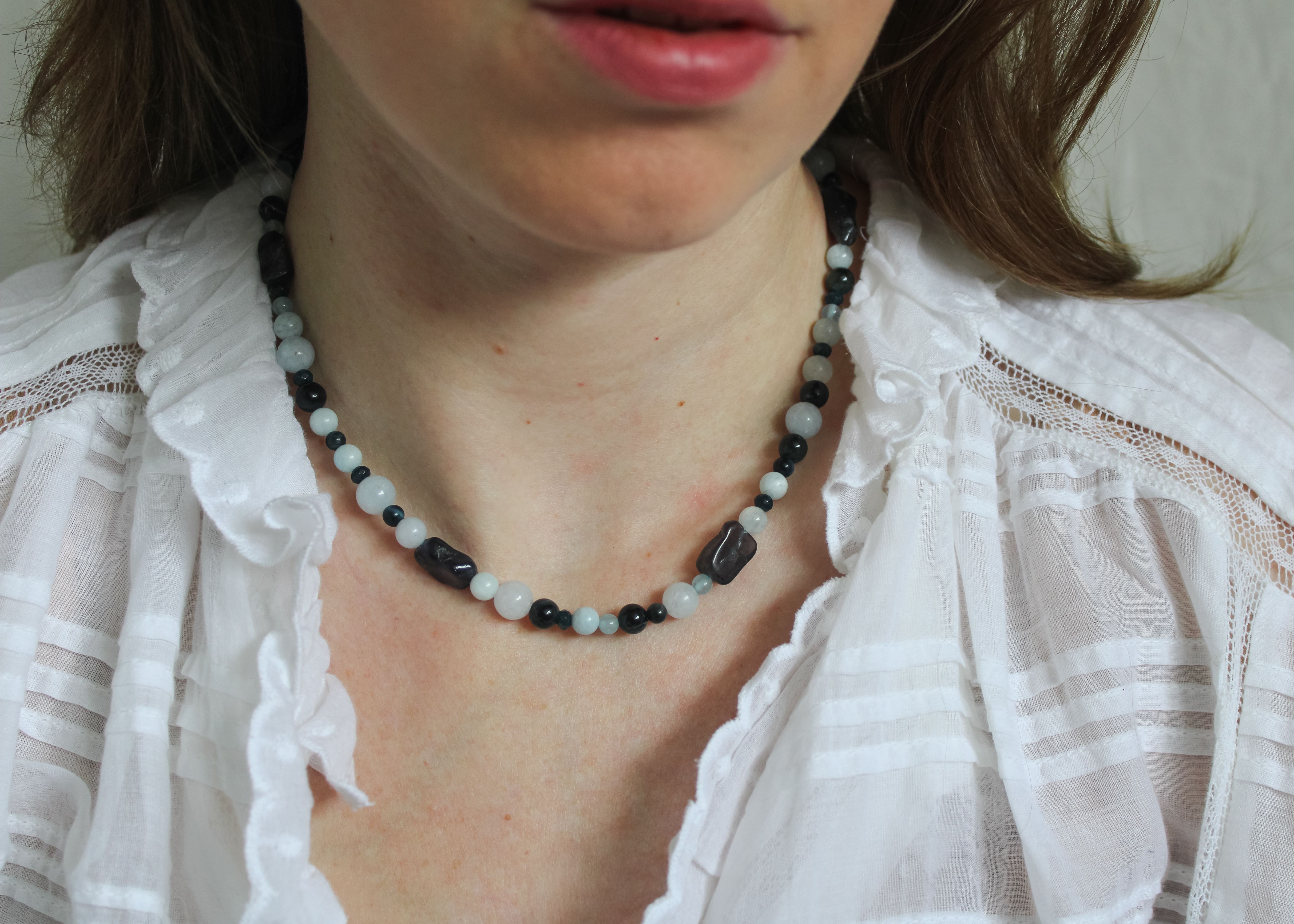 Edelsteenmix ketting 'Mira'