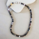 'Mabel' Fossiele Agaat Ketting