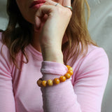 'Coco' Gele Jade Armband