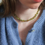 Green garnet necklace 'Ona'