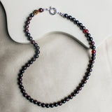 Duurzame granaat edelsteen ketting, handgemaakte sieraden