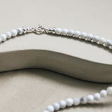 Howlite necklace 'Flore'
