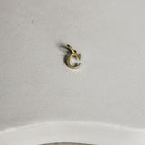 Letter hanger 24K verguld