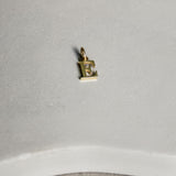 Letter hanger 24K verguld