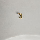 Letter hanger 24K verguld