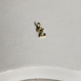Letter hanger 24K verguld