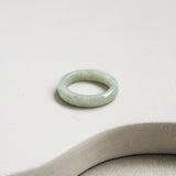 'Bibi' Jade Ring (US 7.5, 17.7mm)