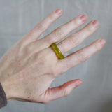 'Cato' Jade Ring (US 8, 18.2mm)
