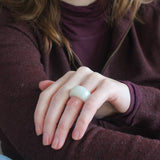 Jade ring 'Eddie' (US 9, 19mm)