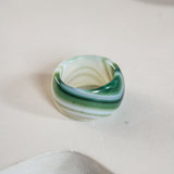 'Aella' Jade Ring (US 9.5, 19.4mm)