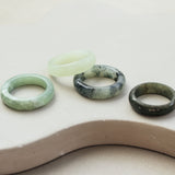 'Nedda' Jade Ring (US 8, 18.2mm)