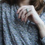 'Nedda' Jade Ring (US 8, 18.2mm)
