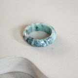 'Nephele' Jade Ring (US 8.5, 18.6mm)