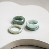 'Bibi' Jade Ring (US 7.5, 17.7mm)