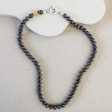 'Mabel' Koffieboonjaspis Ketting