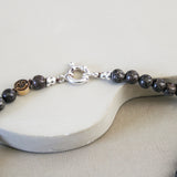 'Mabel' Koffieboonjaspis Ketting