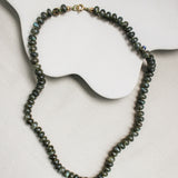 Labradorite necklace 'Lise'