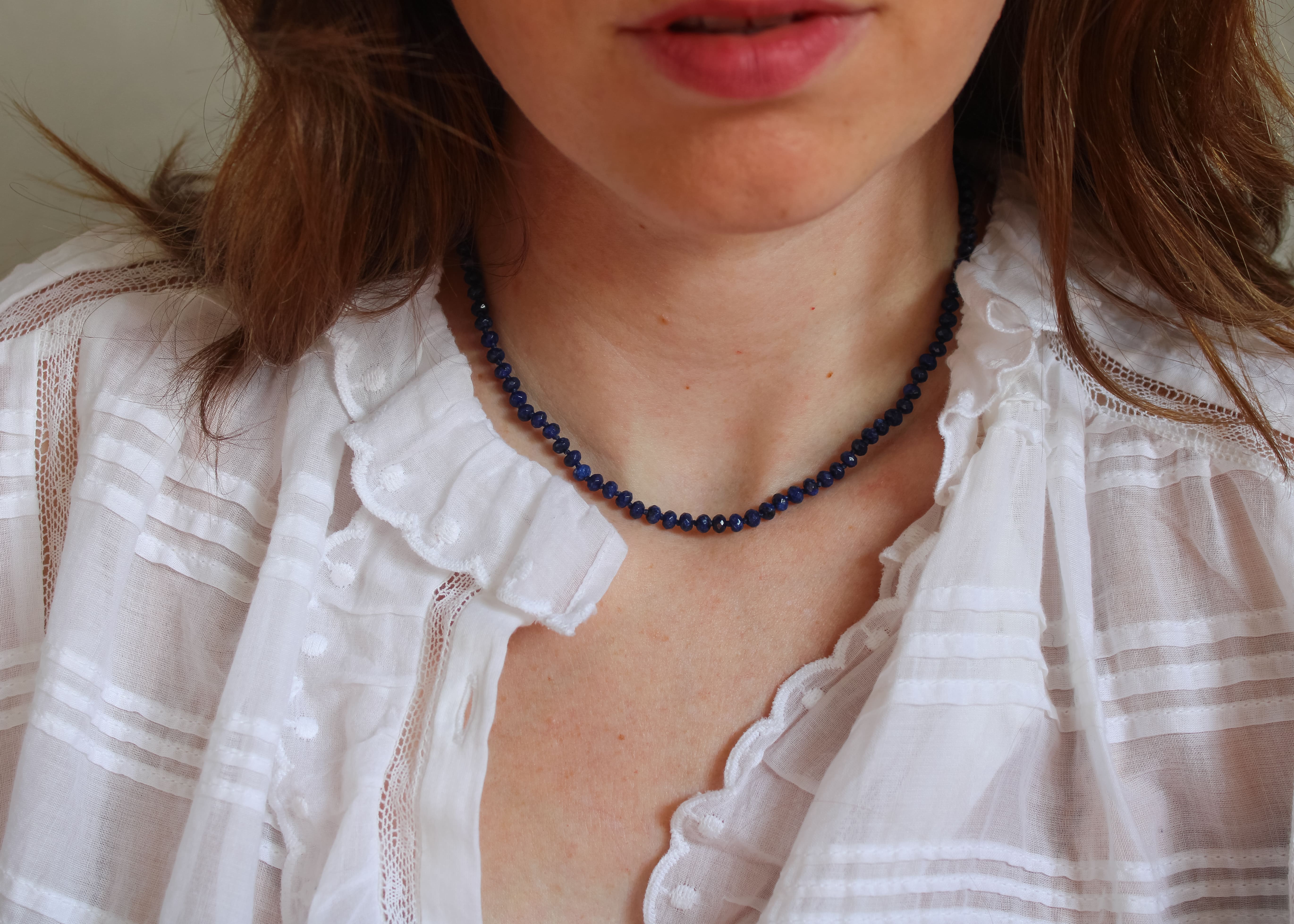 Lapis lazuli ketting 'Celia'