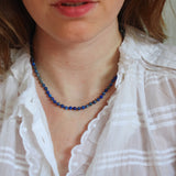 Lapis lazuli ketting 'Féline'