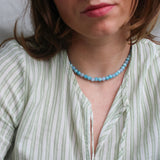 'Mabel' Larimar en Aquamarijn Ketting
