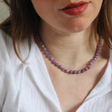 Lepidoliet ketting 'Ida'