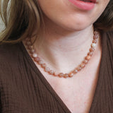 Maansteen ketting 'Stella'