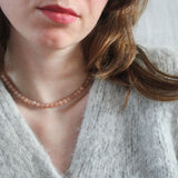 'Mabel' Maansteen Ketting