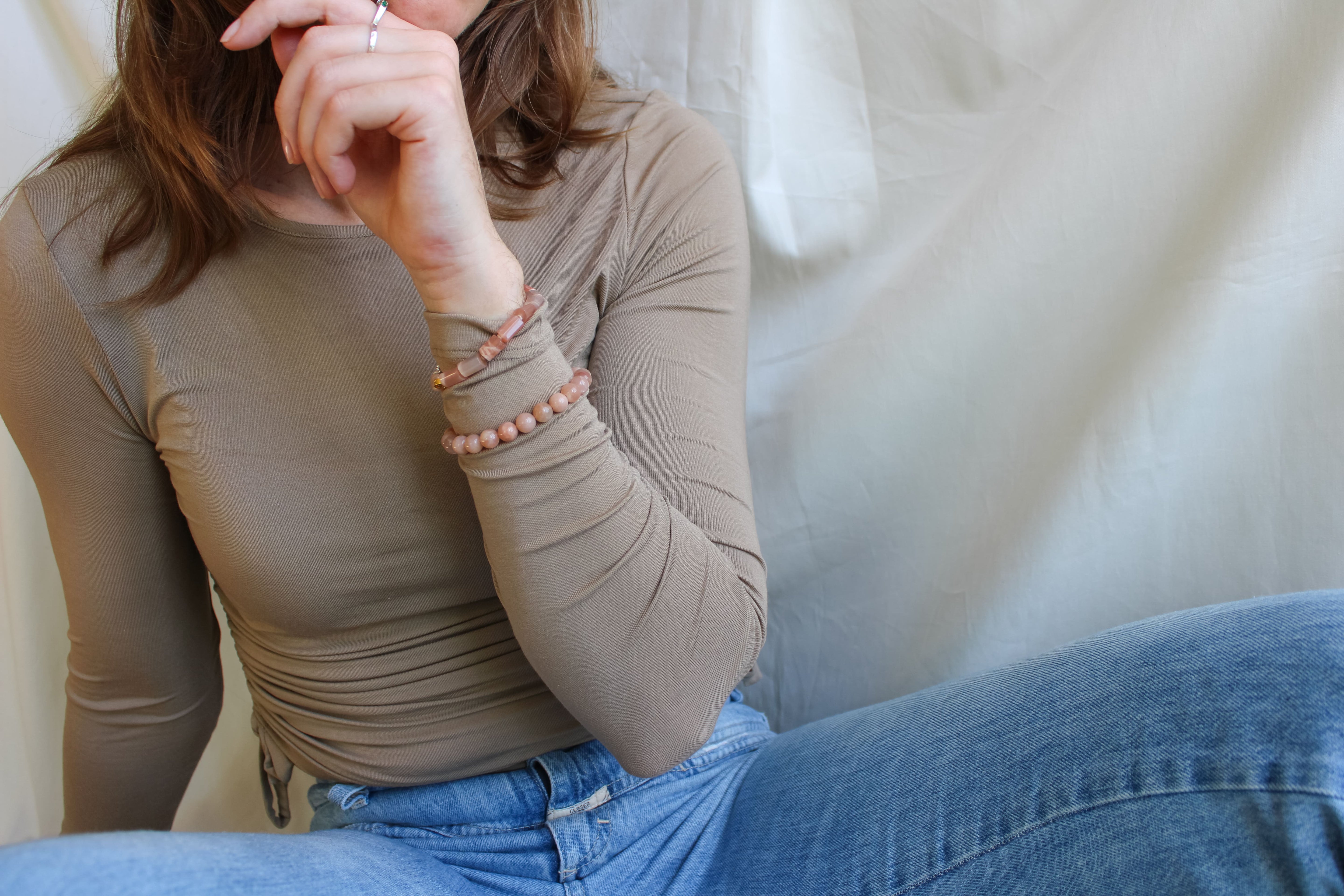 'Juliet' Maansteen Armband
