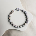 Duurzame maifan mineraal armband, handgemaakte sieraden