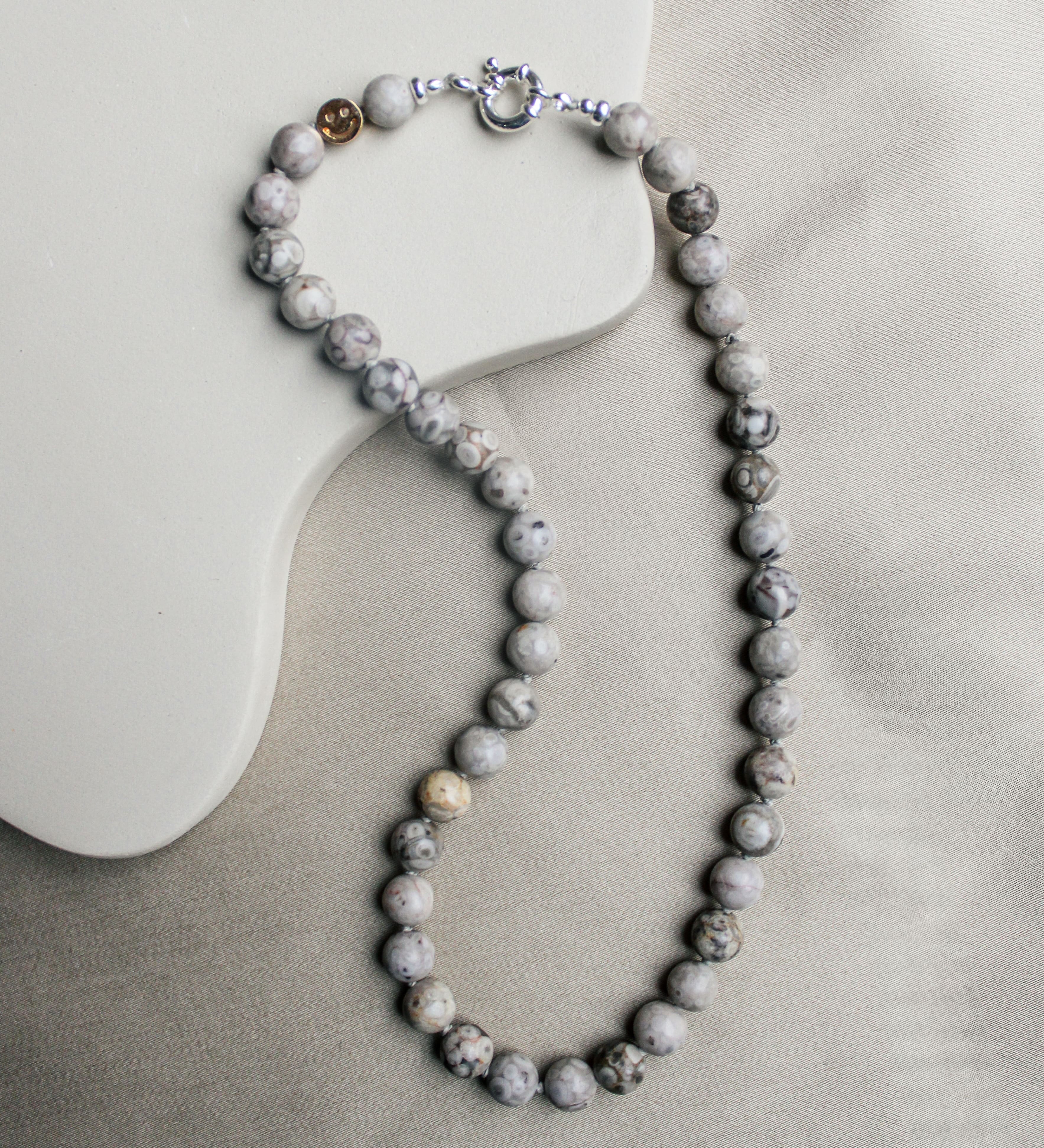 Duurzame maifan mineraal ketting, handgemaakte sieraden