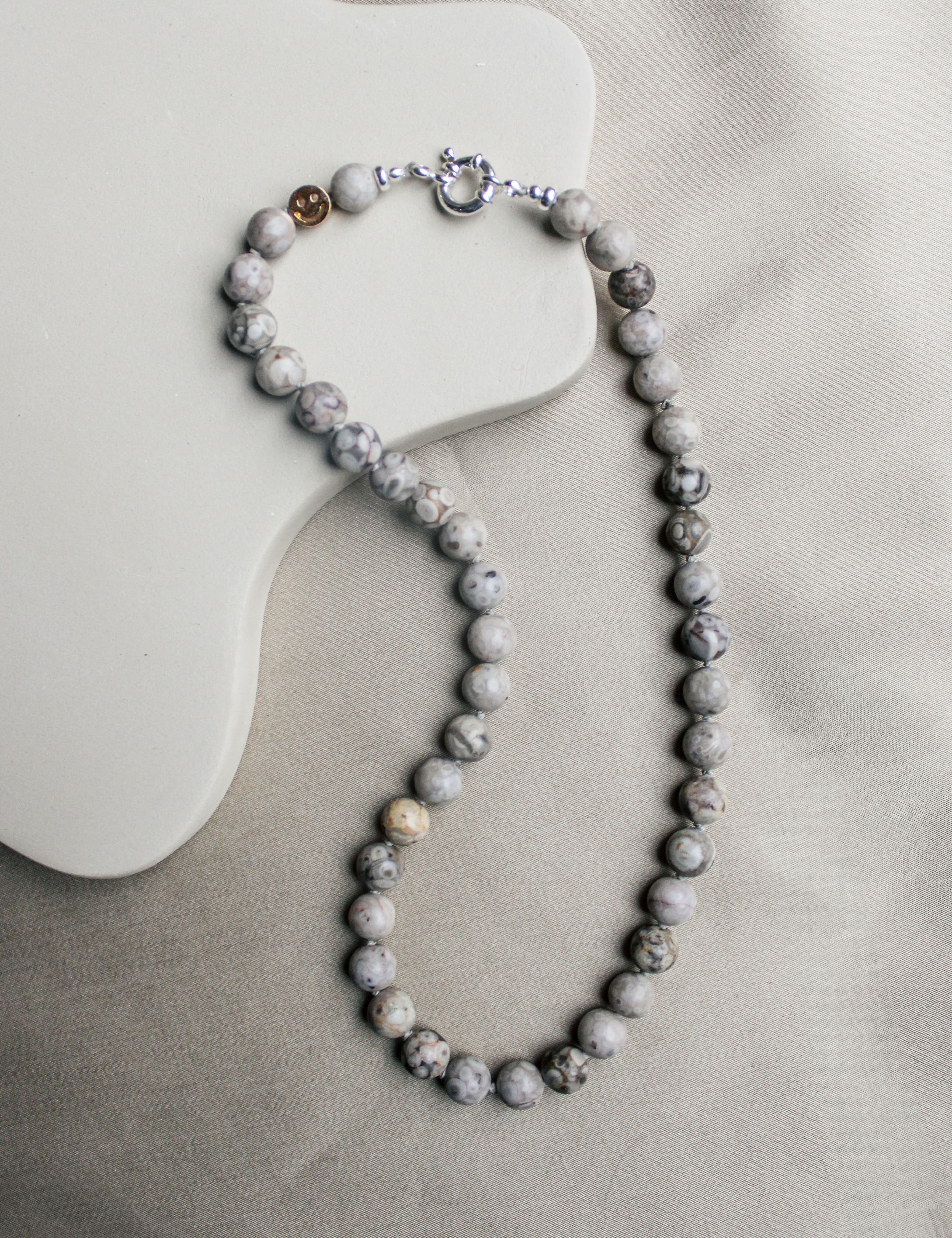 Duurzame maifan mineraal ketting, handgemaakte sieraden