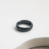'Raven' Obsidian Ring (US 7, 17.3mm)