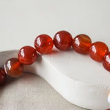 'Julie' Oranje Agaat Armband
