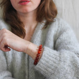 'Julie' Oranje Agaat Armband