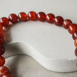 'Julie' Oranje Agaat Ketting