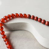 'Mabel' Rode Jaspis en Agaat Ketting