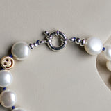 Parel ketting Grace met zilveren sluiting