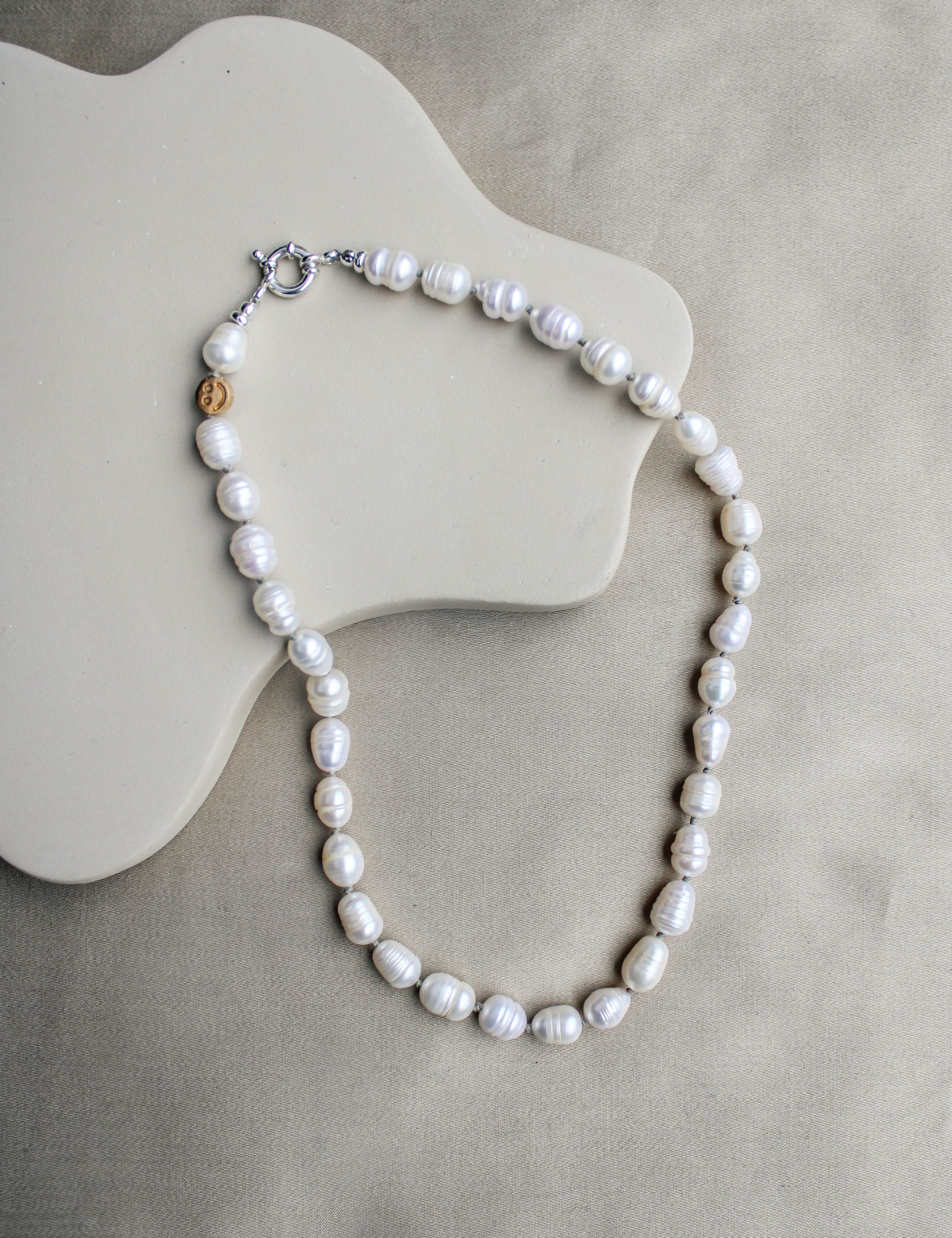 Duurzame parelketting, handgemaakte sieraden