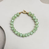 Prehniet armband 'Caro'