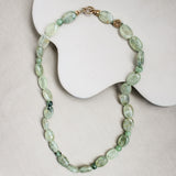 Prehniet ketting 'Ulla'