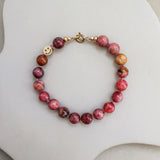 Rhodocrosiet armband 'Emma'