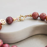 Rhodocrosiet armband 'Emma'
