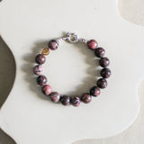 'Julie' Rhodoniet Armband