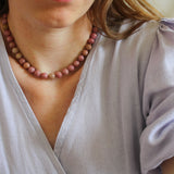 'Ella' Rhodoniet Ketting