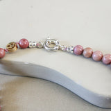 'Mabel' Rhodoniet Ketting