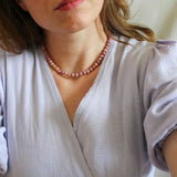 'Mabel' Rhodoniet Ketting